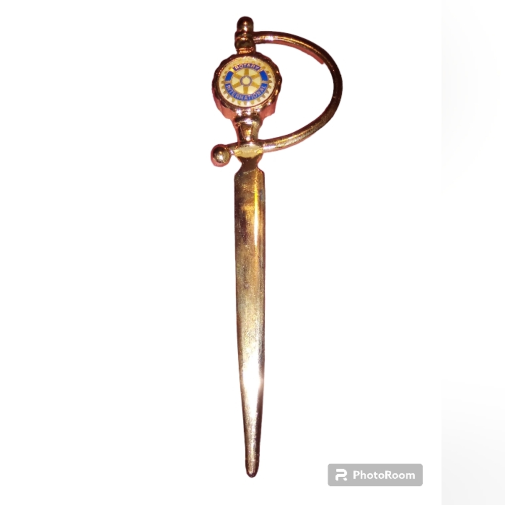 Vintage Rotary International Letter Opener Gem